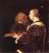 Gerard ter Borch the Younger The Reading Lesson France oil painting artist